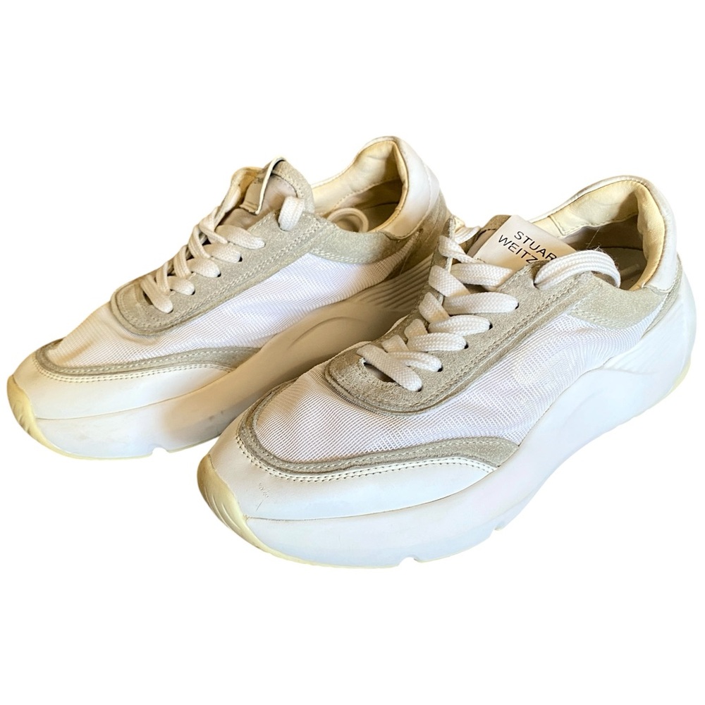 Stuart Weitzman Glide Lace-Up
Sneaker - White Sz 6